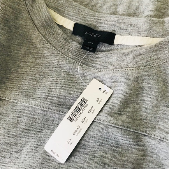 Jcrew Gray Side Zip Varsity Dress - Picture 3 of 5